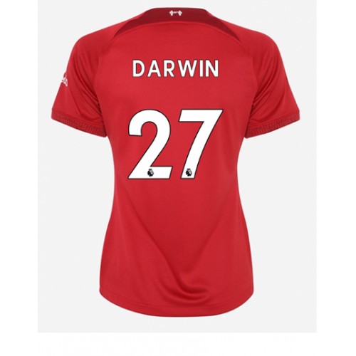 Fotbalové Dres Liverpool Darwin Nunez #27 Dámské Domácí 2022-23 Krátký Rukáv